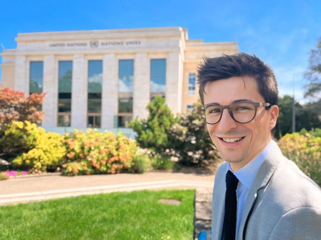Jonas at the UN in Geneva